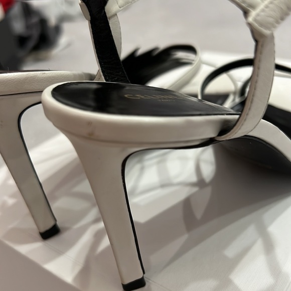 Celine size 38 (8us) beautiful white and black feathered sides. - Picture 7 of 11